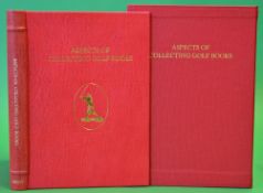 Grant, H R J and Moreton, John (Ed) signed - 'Aspects of Collecting Golf Books' The Contributors