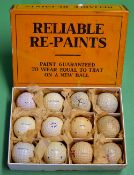 12x various square mesh and dimple golf balls some unused to incl 7x square mesh (4 unused) Plus