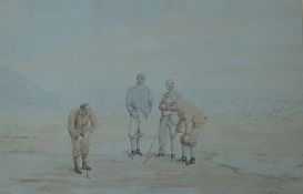 Hopkins, Francis Powell - Major Shortspoon (1830-1913) THE MOLESWORTHS PLAYING AT WESTWARD HO! -