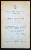 1932 Official Amateur Championship Golf Programme - for Tuesday, 24th May at Muirfield won by Jon