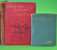 Lang, Andrew & Others - 'A Batch of Golfing Papers' - 1st ed 1892 with original red and gilt