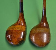 Fine J H Taylor large socket head spoon with a stripe top and good shaft stamp plus a large