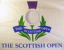 2x 1996 Bell's Scottish Open Golf Championship Tournament Flags - won by Ian Woosnam and flown at
