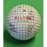 An unused mint Silvertown gutty golf ball with 95% original paint cover and still showing the red in