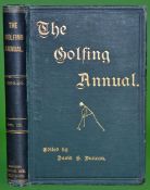 Duncan, D - 'The Golfing Annual 1889-90' Vol. III - published by Horace Cox, in green cloth boards