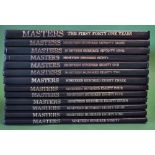 Augusta - The Masters Official Golf Annuals from 1977-1990 with 2x signed by back to back winner