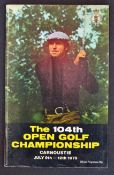 1975 Open Golf Championship programme signed by the winner Tom Watson - played at Carnoustie winning