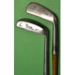 2x interesting pitching irons comprising P A Vaile "Stroke Saver" stamped R Forgan St Andrews and