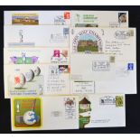 Collection of Golf Open Championship postal covers from 1980 - 1989 (10) to incl Muirfield 1980,