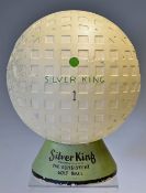 Very rare Silver King large square mesh dimple golf ball shop counter display - papier-mâché golf