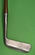 Fine T Travers "Tom Stewart Pipe Mark"  flanged blade putter - fitted with greenheart shaft with a