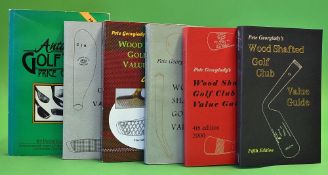 Georgiady, Peter - Antique Golf Club Price Guide Collection (6) - some signed complete collection to