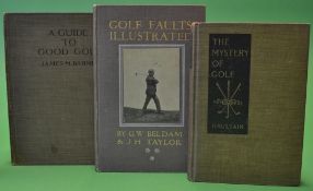 Early Golf Instruction books from 1905 onwards to incl Arnold Haultain "The Mystery of Golf" 2nd