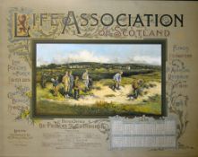 Brown, Michael James (1853-1947) 1894 Life Association of Scotland Coloured Golfing Calendar