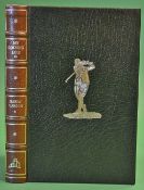 Vardon, Harry - "My Golfing Life" reprinted and published 1985, deluxe leather ltd edition no. 9/