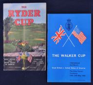 1957 Official Ryder Cup Golf Programme - played at Lindrick golf club - with Great Britain winning