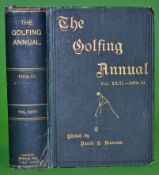 Duncan, D - 'The Golfing Annual 1910' Vol. XXIII - published by Horace Cox, in green cloth boards