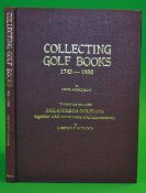 Hopkinson, Cecil - 'Collecting Golf Books 1743-1938' to which has been added 'BIBLIOTHECA