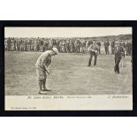 1895 St Andrews Amateur Golf Championship postcard - featuring 'Mr Leslie Balfour Melville Amateur