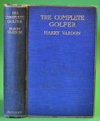 Faldo, Nick 6x Major winner -signed copy "The Complete Golfer" by Harry Vardon and signed by Faldo