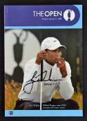 2006 Open Championship programme signed by the winner Tiger Woods - played at Royal Liverpool and