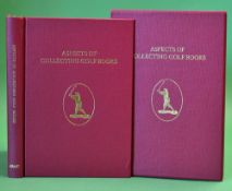 Grant, H R J and Moreton, John (Ed) signed - "Aspects of Collecting Golf Books" 1st ed 1996