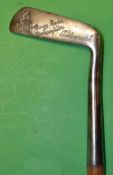 Good George Gadd Roehampton Autograph Eskit style wry neck putter - with 5.25" hosel fitted with