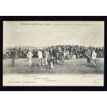 St Andrews 'Foursomes Match for £200" golfing postcard c1898 - Valentine Famous Golfers Series