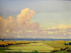 Macleod, William Douglas (1892-1962) NAIRN GOLF CLUB. Oil on canvas signed - image 24"x 32". An