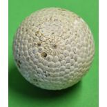 The Colonel bramble pattern rubber core golf ball showing the name to one pole and the patent number