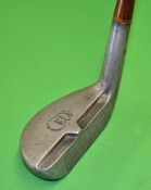 Scarce and early Standard Golf Co Pat RRI model alloy mallet head putter - early serial no 1241 with