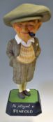 Early Penfold Man papier-mâché advertising golfing figure c1930 with the gap between the legs and