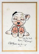 Studdy, Geo E (b.1878 - d.1948) A CARTOON OF 'BONZO' THE PUP - pen, ink and watercolour signed and