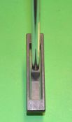 Rare and early Ping Redwood City (No Model) patent pending centre shaft rectangular shaped brass