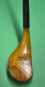 Fine Army and Navy golden persimmon transitional scare neck driver c1890 with a very good makers