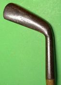 Bussey Pat steel socket round back smf cleek c1895 - stamped cleek to the shaft just below the