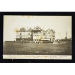 Rare Fletcher & Son Series "Golfing at St Andrews" postcard - titled No 17 Eighteenth Hole - Royal