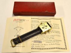 Fine Domatic Golfer Scorer wrist watch - Swiss made and in makers original box c/w instructions