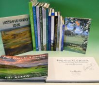 Irish Golf Club Centenary History books (15) - to incl signed Pat Ruddy "50 Years In A Bunker -