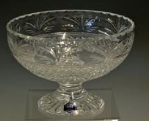 1992 Bells Scottish Open Golf Champions Dinner presentation crystal bowl - Stuart crystal ball