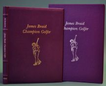 MacAlindin, Bob signed - "James Braid Champion Golfer" publ'd 2003 by Grant Books - The Earlsferry