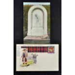 2x Tom Morris St Andrews coloured golfing postcards - both issued by W and AK Johnston Ltd Edinburgh
