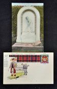 2x Tom Morris St Andrews coloured golfing postcards - both issued by W and AK Johnston Ltd Edinburgh