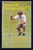 1983 Open Golf Championship programme signed by the winner Tom Watson - played at Royal Birkdale and