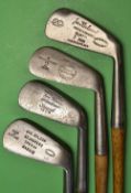 4x various irons to incl Tom Morris St Andrews Special iron, Bob Croll Perth no. 2 iron, Jas