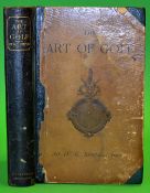 Simpson, Sir W G - 'The Art of Golf' -published Edinburgh, Douglas, 1st ed 1887, quarter leather,