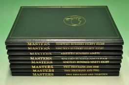 Augusta National - Masters Official Annuals (8) to incl 2x 1988 (Sandy Lyle), '90 (Faldo), '94 (