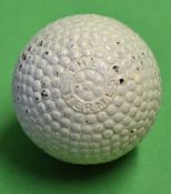 The Hermes bramble pattern 1902 rubber core golf ball retaining 95% of the original paint, unused