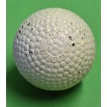 The Hermes bramble pattern 1902 rubber core golf ball retaining 95% of the original paint, unused