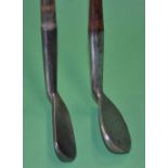 2x Fairlie's patent anti shank irons to include a Gibson Star lofting iron - both fitted with the